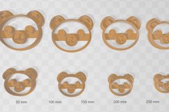 Clay Cutter STL File - Teddy Head 1 Clay Cutter Earring -C Product Image 2