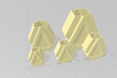 Art Deco 2 Vase STL File Product Image 2