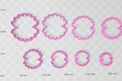 Flower 19 Clay Cutter - Cookie Cutter STL File Product Image 2