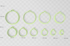 Clay Cutter STL File - Circle with add on - Earring Digital Product Image 2
