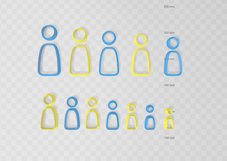 Trapezoid Drop Clay Cutter - STL Digital File Download- 12 s Product Image 2