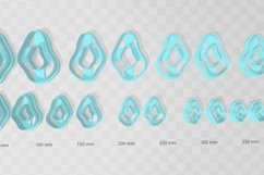 Wiggle Shape 2 Clay Cutter - Cookie Cutter STL File Product Image 2