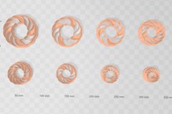 Rope Circle Jewelry Clay Cutter - Cookie Cutter STL File Product Image 2