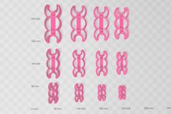 Triple Moon 2 Clay Cutter - Cookie Cutter STL File Product Image 2