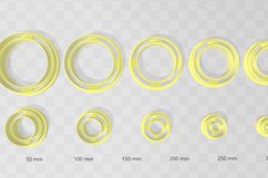 5mm Wide Circle Bezel Earring Clay Cutter -Cookie Cutter Product Image 2