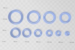 Clay Cutter STL File - Circle Bezel 4- Earring Digital File Product Image 2