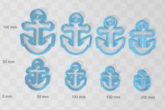 Clay Cutter STL File Anchor- Earring Digital File Download- Product Image 2
