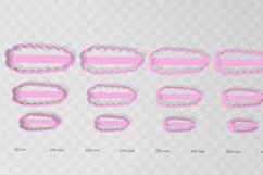 Frill Triangle 1 Hair Barrette/Crocodile Clay Cutter Product Image 2