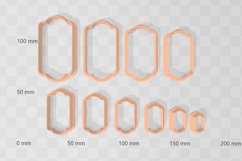 Decorative Rectangle 3 Clay Cutter Earring -Cookie Cutter Product Image 2