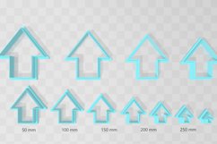 Arrow 1 Clay Cutter - Cookie Cutter STL Product Image 2