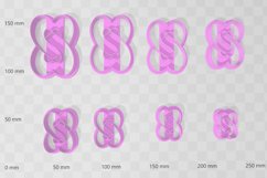 Entwined Hearts 1 Clay Cutter - Cookie Cutter STL File Product Image 2