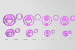 Circle Knocker 1 Clay Cutter - Cookie Cutter STL Product Image 2