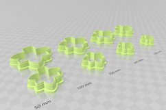 Flower 13 Earring Clay Cutter - Cookie Cutter STL Files Product Image 2