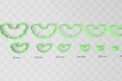 Half Frill 1 Earring Clay Cutter - Cookie Cutter Product Image 2