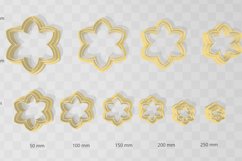 Flower 21 Clay Cutter - Cookie Cutter STL File Product Image 2