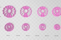 Retro Frill Hoop 2 Clay Cutter - Cookie Cutter STL File Product Image 2