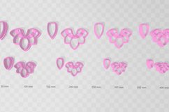 Flower Drop 2 Clay Cutter - Cookie Cutter STL File Product Image 2
