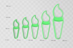 Clay Cutter STL File Large Paintbrush Bookmark - Home Decor Product Image 2