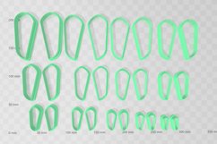 Dagger Drop 7 Clay Cutter - Cookie Cutter STL File Product Image 2