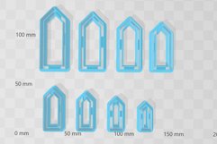 Clay Cutter STL File - Tapered 2 Clay Cutter Earring -C Product Image 2