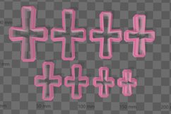 Clay Cutter STL File Cross 5- Christian Earring Digital File Product Image 2