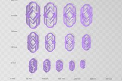 1920s Rectangle 6 Clay Cutter - STL Digital File Download- 1 Product Image 2