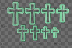 Clay Cutter STL File Cross 6- Christian Earring Digital File Product Image 2
