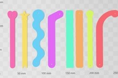 Earring Hygiene Try on Stick STL - 8 Different Designs STL D Product Image 2