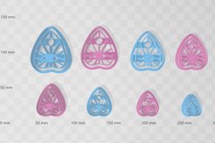 Eye Planchette 2 Clay Cutter - Halloween STL Digital File Do Product Image 2