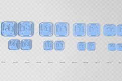 Simple Winter Scene Tile Clay Cutter - Christmas Winter STL Product Image 2