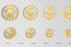 Boho Shape 4 Clay Cutter - Cookie Cutter STL File Product Image 2