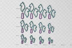 Clay Cutter STL File - Peacock 3 - Earring Digital File Down Product Image 2