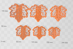 Clay Cutter STL File Fall Autumn Leaf- Fall Earring Digital Product Image 2