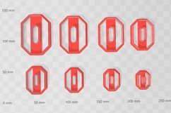 Clay Cutter STL File Minimalist Octogon- Geometric Earring D Product Image 2