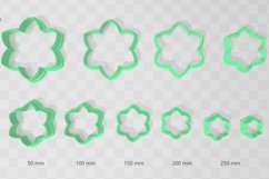 Flower 20 Clay Cutter - Cookie Cutter STL File Product Image 2