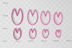 Clay Cutter STL File - Oval Cutout Product Image 2