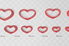 Heart 8 Clay Cutter - Cookie Cutter STL File Product Image 2
