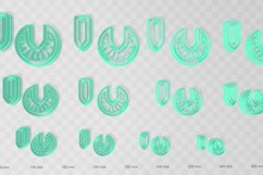 Deco Circle Clay Cutter - Cookie Cutter STL File Product Image 2