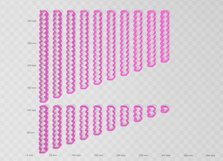 10mm Zig Zag Clay Cutter- Earring, Cuff Cutter Product Image 2