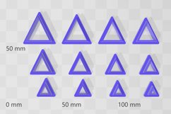 Stud Micro Triangle 1 Clay Cutter - Cookie Cutter Stl Product Image 2