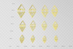 Split Diamond Clay Cutter - STL Digital File Download- 12 si Product Image 2