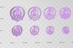 Flower Circle 2 Clay Cutter - Cookie Cutter STL File Product Image 2