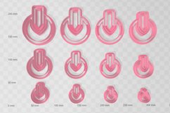 Boho Circle 2 Clay Cutter - Cookie Cutter STL Product Image 2