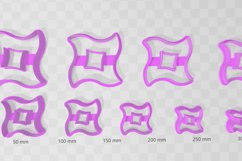 Wiggle Shapes Clay Cutter - Cookie Cutter STL File Product Image 7
