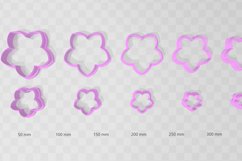 Flower 16 Clay Cutter - Cookie Cutter STL File Product Image 2