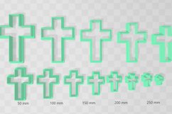 Cross 1 Clay Cutter Earring -Cookie Cutter Product Image 2