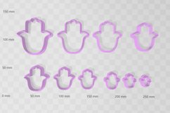 Hamsa Hand Clay Cutter - Mystical STL Digital File Download- Product Image 2