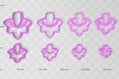 Flower 14 Earring Clay Cutter - Cookie Cutter STL Files Product Image 2
