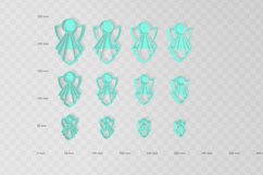 Geometric Earring 3 Clay Cutter - STL Digital File Download- Product Image 2