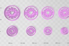 Heart sun 2 Clay Cutter - Cookie Cutter STL File Product Image 2